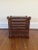Early 20th Century Early 20th Century Antique Oak Ball and Stick Hinged Top Bin For Sale - Image 5 of 7