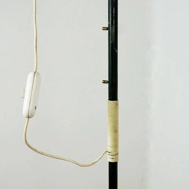 Kalmar Mid-Century Austrian Model 2097 Pelikan Floor Lamp in Brass by J.T. Kalmar, 1950s For Sale - Image 4 of 16