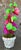 Hot Pink Contemporary Hand Rolled Paper Flowers For Sale - Image 8 of 9