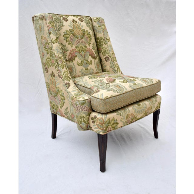 Mid 20th Century French Directoire Style Wing Back Chair For Sale In Philadelphia - Image 6 of 13