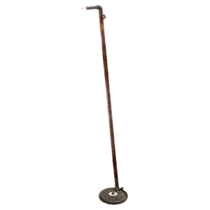 Modern Italian Wooden Valet Clothes Stand with Glass Hooks by Fabiustita, 1990s
