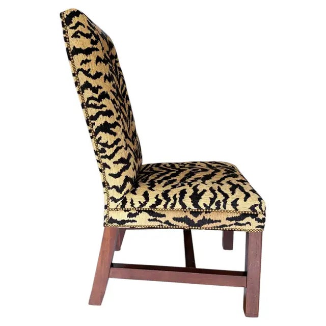 Ralph Lauren Ralph Lauren High Back Tiger Dining Accent Chair For Sale - Image 4 of 11
