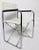 Folding Chrome Frame Directors Chair For Sale In New York - Image 6 of 13