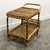 Vintage Italian Rattan Bar Cart with Bottle Holder, 1970s For Sale - Image 6 of 13