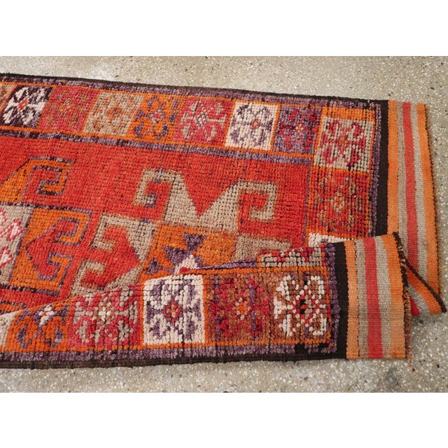 Galerie Shabab Collection Mid-20th Century Turkish Anatolian Tribal Runner For Sale - Image 9 of 10