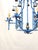 Splendid Italian Tole Vintage Baby Blue Faux Bamboo Pagoda Brass Chandelier ~ Rewired ~ Restored ~ Rejuvenated ~ Ready to Hang ~ For Sale - Image 4 of 12