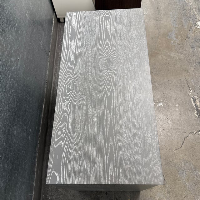 Pottery Barn Teen Sleep & Study Low Loft Three-Drawer Dresser, Brushed Charcoal For Sale In San Francisco - Image 6 of 12