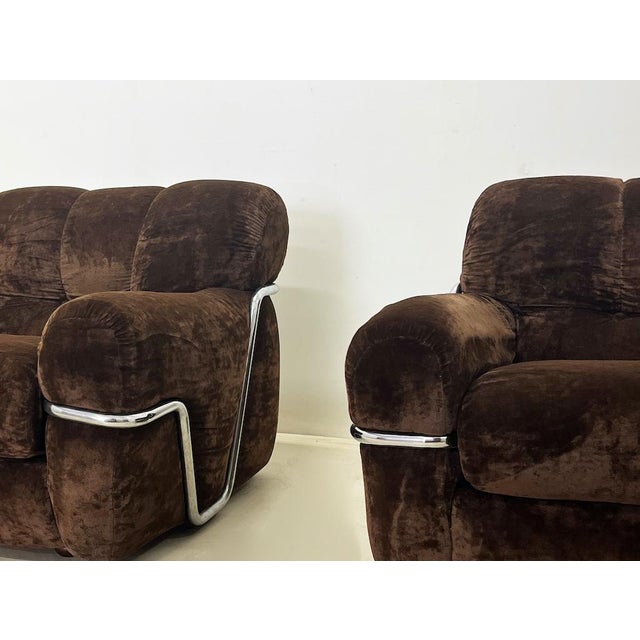 Wopps Armchairs by Ernesto Radaelli, 1970s, Set of 2 For Sale - Image 3 of 8