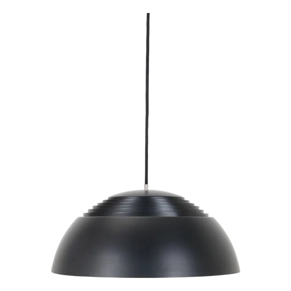 Black AJ Royal 500 Pendant Lamp by Arne Jacobsen for Louis Poulsen