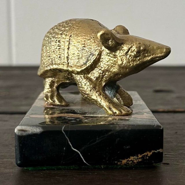 Vintage Boho Armadillo Statue For Sale In West Palm - Image 6 of 7