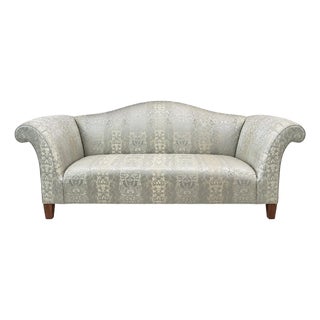 Vintage Howard and Sons Style Camelback Sofa For Sale