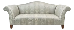 Vintage Howard and Sons Style Camelback Sofa