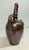 Antique Handmade Figural Calvados French Stoneware Pottery Decanter Flask For Sale - Image 12 of 15