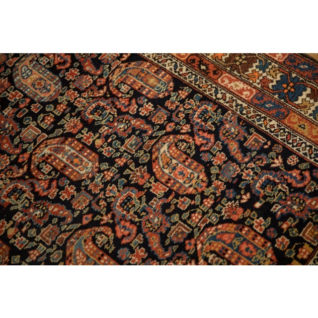 Shabby Chic Antique Hamadan Rug - 4'6" x 6'9" For Sale - Image 3 of 12