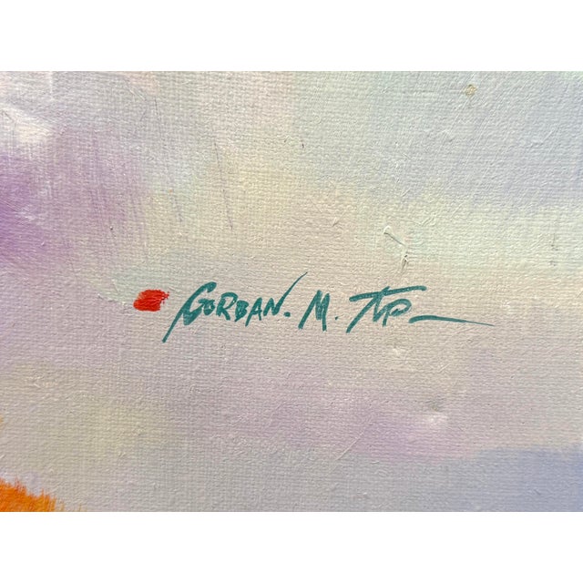 Original oil painting on canvas. Hand signed on front by Michael Gorban. Canvas is stretched. Canvas size: 24 x 20 inches....