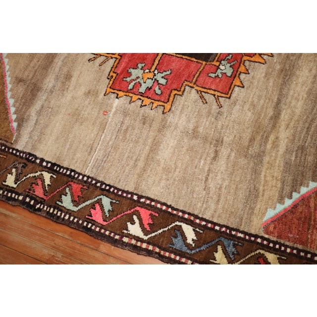 Vintage Zabihi Collection Turkish Kars Rug For Sale In New York - Image 6 of 9