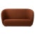 Haven 3 Seater Mosaic Spicy Brown by Warm Nordic Dimensions: D220 x W84 x H 110/40 cm Material: Textile upholstery, Foam,...