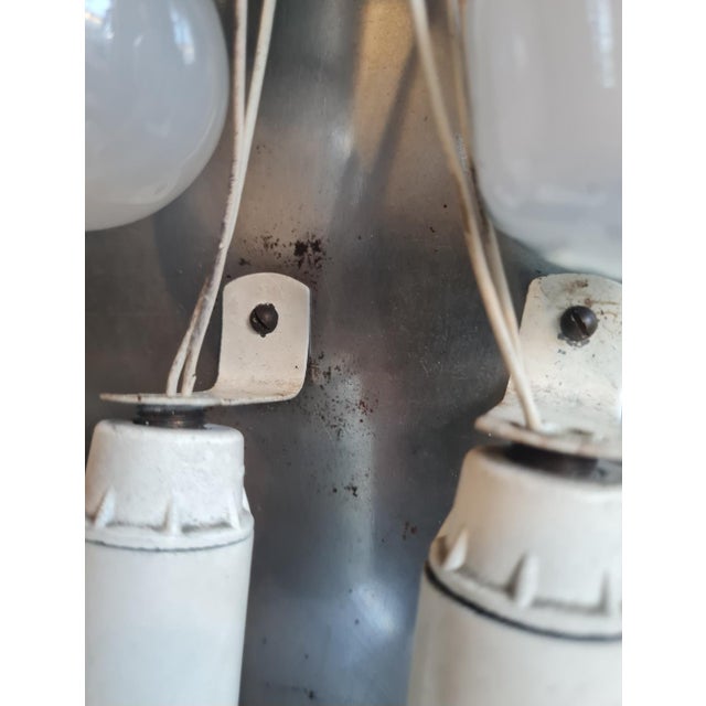 Blue Glass Wall Lamps, 1970s, Set of 2 For Sale - Image 11 of 14