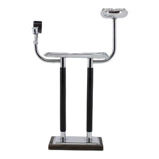 Chrome Bauhaus Art Deco Smoking Table, 1930s For Sale