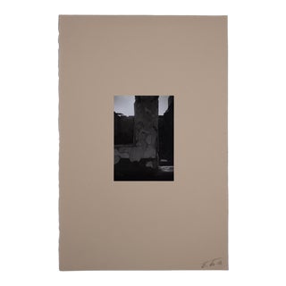 1960s Edmund Teske Untitled Abstract Black and White Signed Photograph For Sale