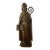 Late 19th Century French Victorian Catholic St. Augustine of Hippo Gilded Bronze Figurine For Sale