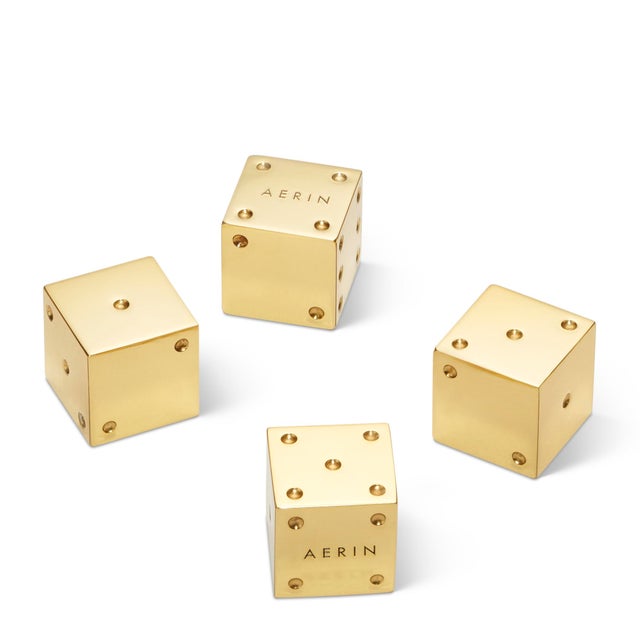 AERIN AERIN Karl Dice Set - Set of 4 For Sale - Image 4 of 4
