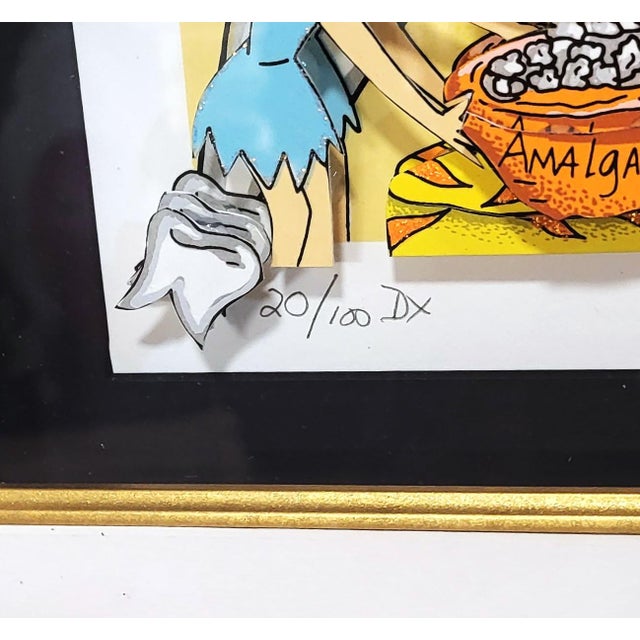 Original 3d Pop Art "Yabba Dabba Doo Dental" Flintstones by Charles Fazzino 20/100 DX For Sale - Image 4 of 18