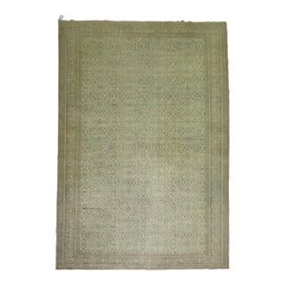 Vintage Turkish Rug in beige and taupe - 8'2" x 12' For Sale