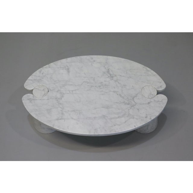 Vintage Carrara Coffee Table by Angelo Mangiarotti, 1975 For Sale - Image 14 of 18