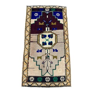 Turkish Yastik Rug 1'9" x 3'3" For Sale