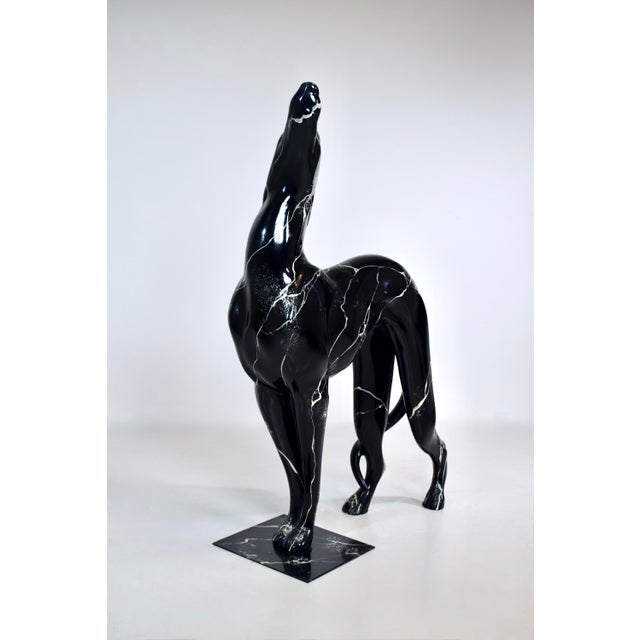 Art Deco Style Life Sized "Pat the Dog" Greyhound Figural Statue For Sale - Image 10 of 13