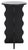 Black Lilith Wavy Accent Table in Matte Black For Sale - Image 8 of 8