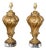 19th Century Italian Carved Giltwood Fragments Made into Lamps on Lucite - a Pair For Sale