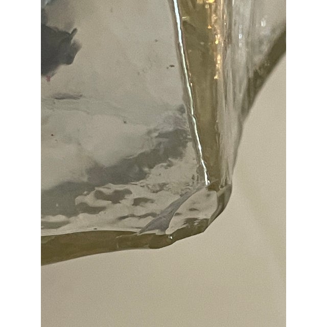 Vintage Mazzega Murano Glass Light Fixture - Flushmount For Sale - Image 9 of 12