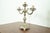 A gorgeous antique Victorian silver plate three-light candelabra In the manner of Tiffany & Co. USA, Circa Early 20th...
