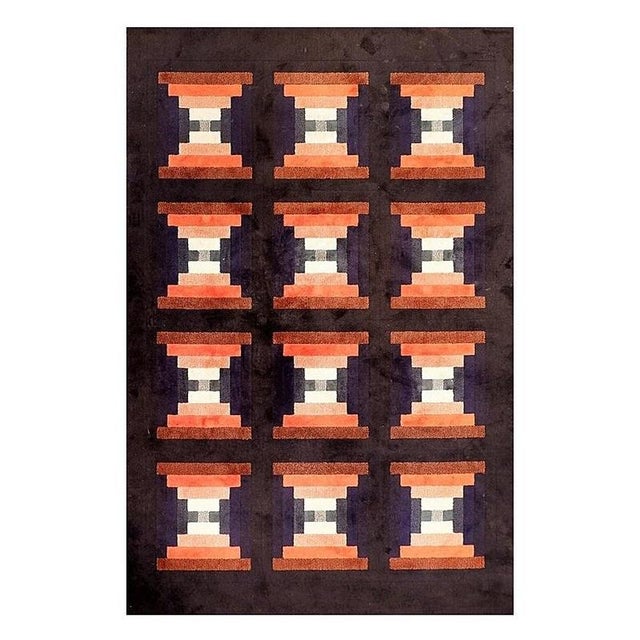 Spanish Geometric Short Pile Rug, 1970s For Sale - Image 7 of 7