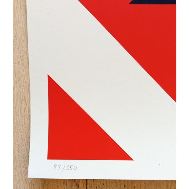 Contemporary Shepard Fairey (Obey), Constructivist Banner, Screenprint For Sale - Image 3 of 7