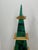 Vintage Faux Malachite Enameled Obelisk For Sale In Houston - Image 6 of 12