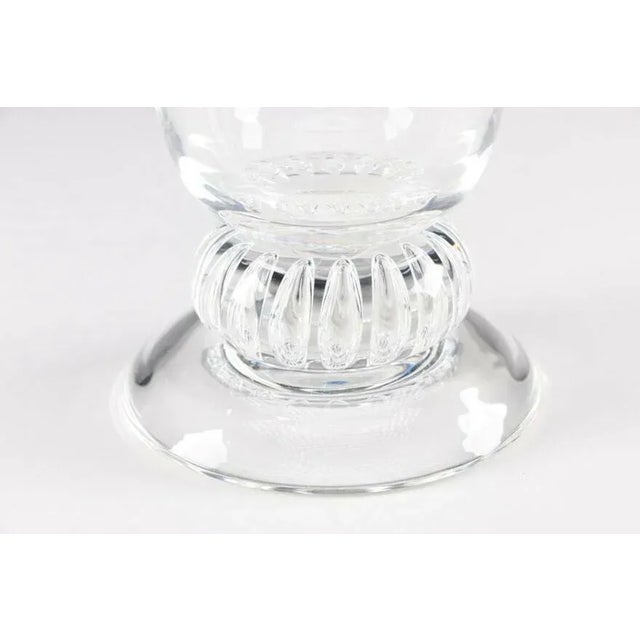 Mid 20th Century Circa 1943 Steuben Art Glass Industry Covered Jar-Signed, Designed by Thompson & Waugh- a Large Steu For Sale - Image 5 of 7