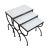 Outdoor Mosaic Moroccan Nesting Tables - Set of Three For Sale In Los Angeles - Image 6 of 6