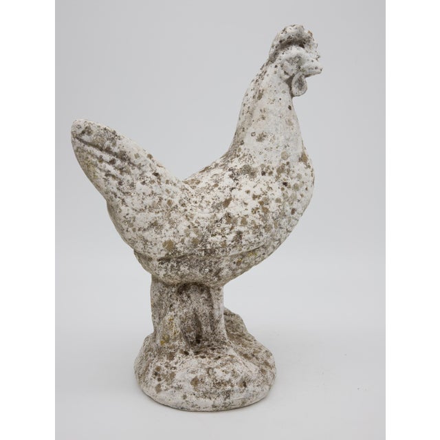 Sculpture Materials French Cast Stone Rooster For Sale - Image 7 of 9