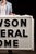 Industrial Vintage Molded Lucite Dawson Funeral Home Advertising Sign Panel For Sale - Image 3 of 9