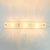 Silver Mid-Century Tubular Murano Glass Wall Light from Hillebrand, Germany, 1970s For Sale - Image 8 of 13