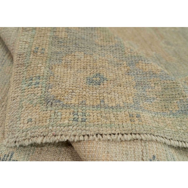 Turkish Oushak Rug 3' x 6'5" #20239 For Sale In Houston - Image 6 of 8