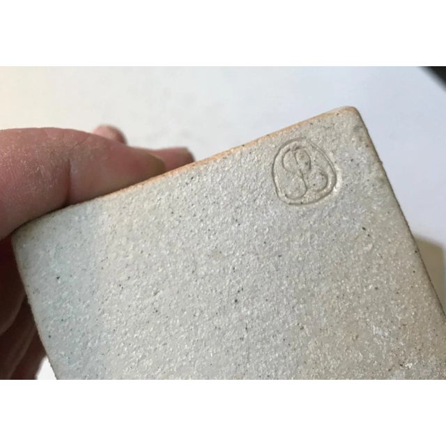 1990s Danish Geometric Stoneware Trinket Box by Sten Børsting, 1990s For Sale - Image 5 of 7