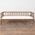 19th century Swedish carved Gustavian bench or settee, crafted in dark pine. Beautiful carved details are the highlight of...