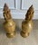 1970s Pair of Handcrafted Turned Wood Urns With Hand-Carved Flame Finials, Sculptural Organic Modern Decorative Objects For Sale - Image 9 of 12