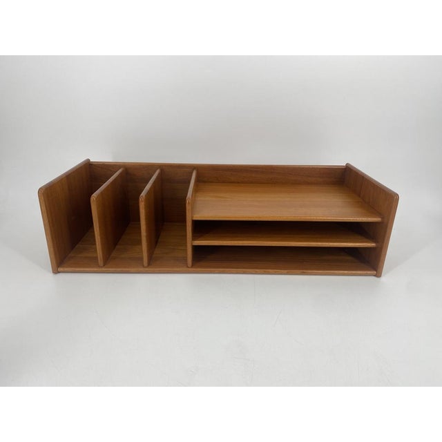 Teak Desk Organizer from Nordisk-Andels Eksport, Denmark, 1960s For Sale - Image 9 of 9