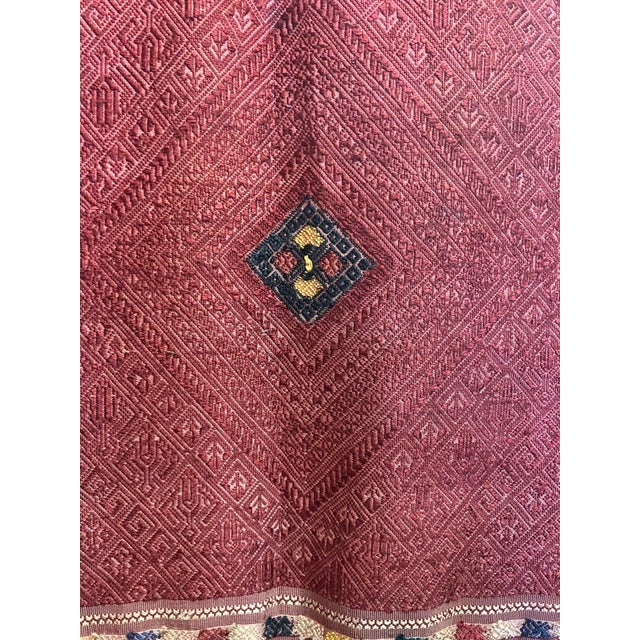 Textile Phaa Sabai (Healing Cloth) Made in Xam Tai, Laos For Sale - Image 7 of 12