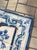 Antique 18th Century Portuguese Blue & White Floral Bouquet Tile Panel For Sale - Image 15 of 17